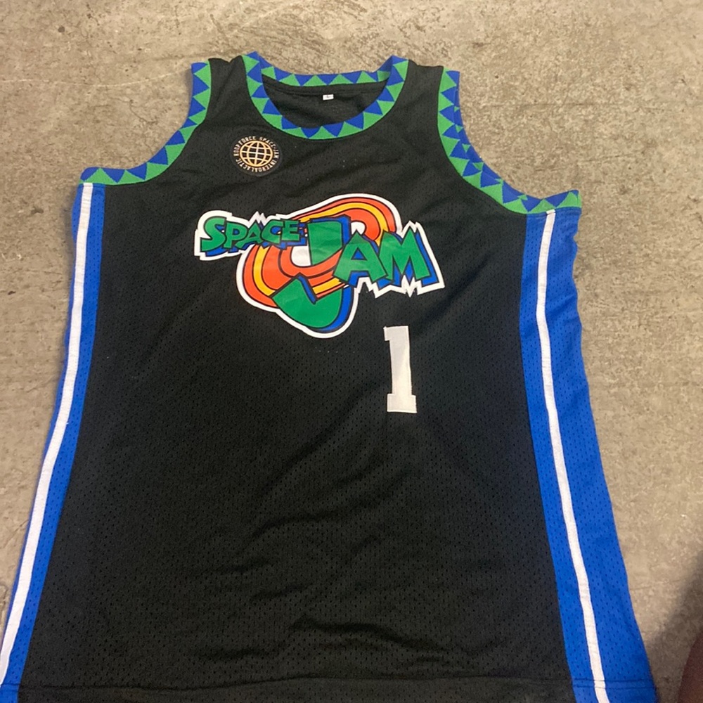 Black Space Jam Jersey 🌌🏀
